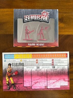 ZOMBICIDE | Claudia The Rebel - 2012 new in box